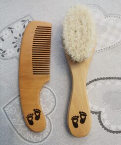 Brosse et peigne bébé personnalisables