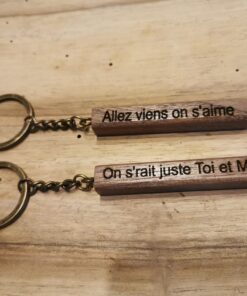 Porte-clefs Bois Amour